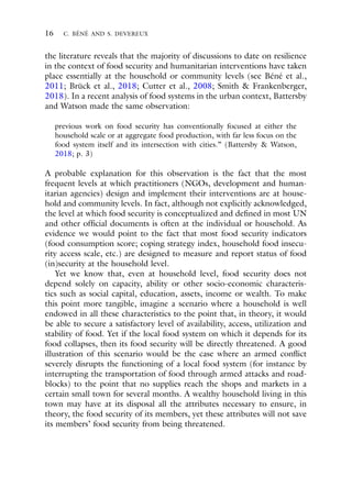 Resilience And Food Security In A Food Systems Context Christophe Bn | PDF