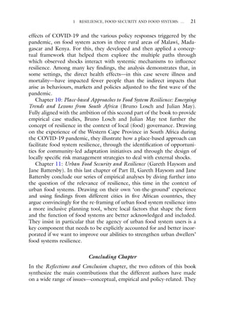 Resilience And Food Security In A Food Systems Context Christophe Bn | PDF