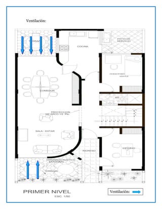 Ventilación:
Ventilación:
 
