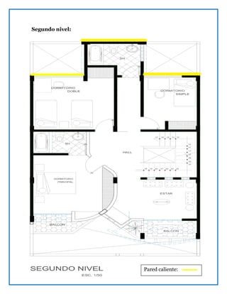 Segundo nivel:
Pared caliente:
 