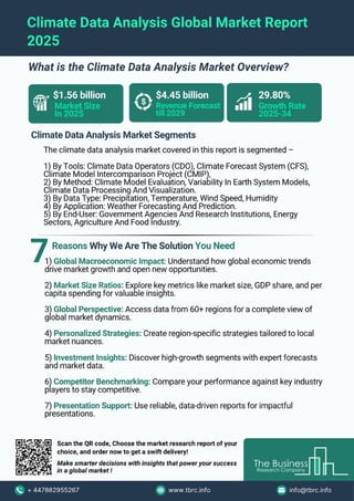 Climate Data Analysis Market Report 2025 - Analysis And Overview | PDF