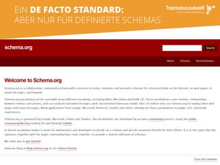 20
EIN DE FACTO STANDARD:
ABER NUR FÜR DEFINIERTE SCHEMAS
 