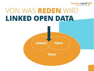 32
VON WAS REDEN WIR?
LINKED OPEN DATA
Data
Linked Open
 