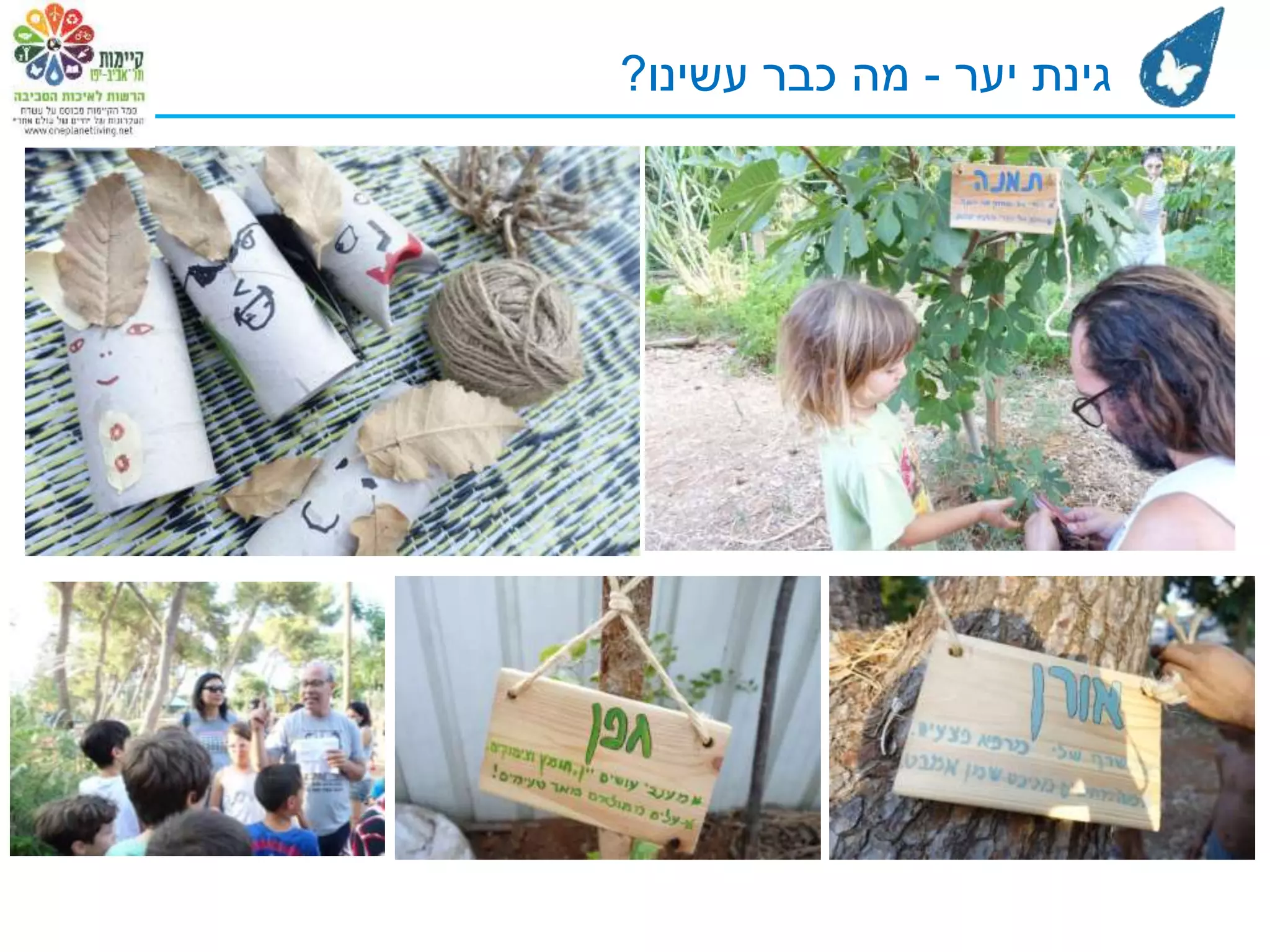 ‫יער‬ ‫גינת‬-‫עשינו‬ ‫כבר‬ ‫מה‬?
 