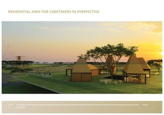 RESIDENTIAL AREA FOR CARETAKERS IN PERSPECTIVE
V FACILITIES
 