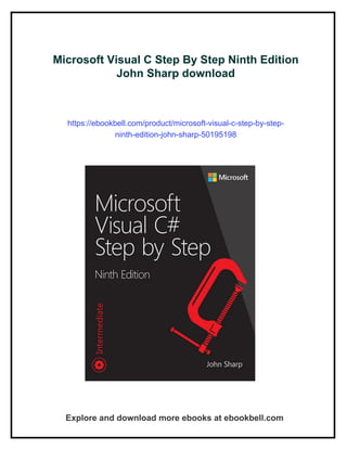 Visual J Sharp Microsoft Visual C Step By Step Ninth Edition John Sharp | PDF