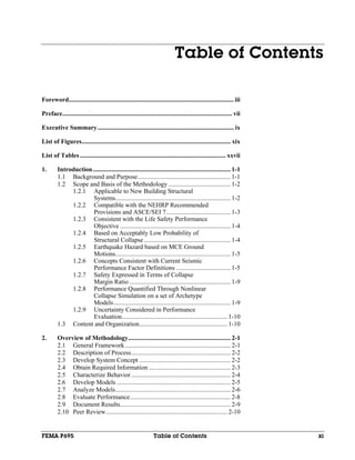 FEMAP695 (ATC-63 Final)_content | PDF