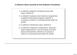 Quando la licenza è importante