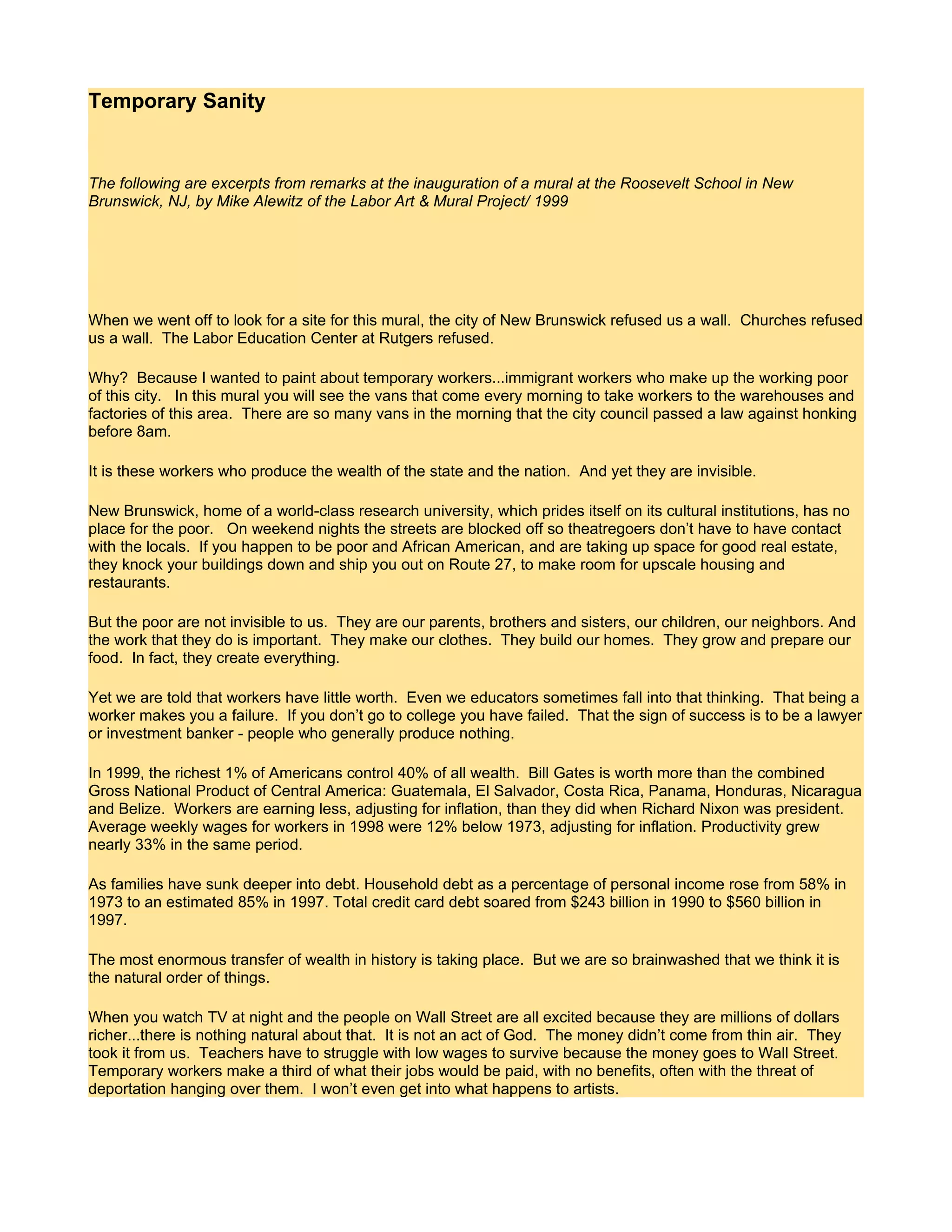 Temporary Sanity PDF