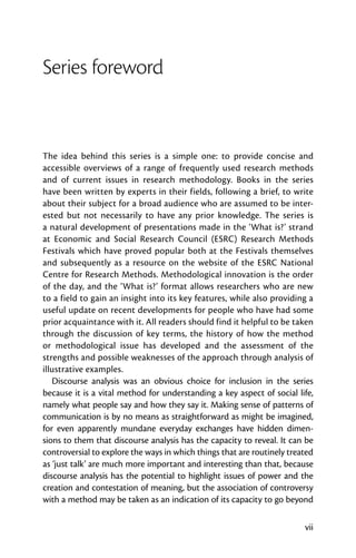 What Is Discourse Analysis Stephanie Taylor | PDF