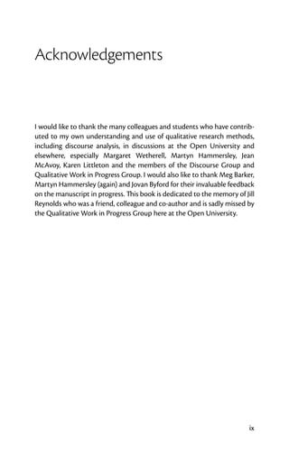 What Is Discourse Analysis Stephanie Taylor | PDF