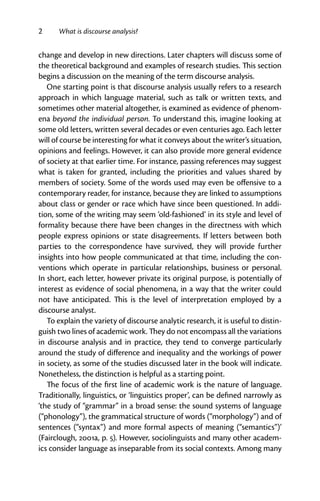 What Is Discourse Analysis Stephanie Taylor | PDF