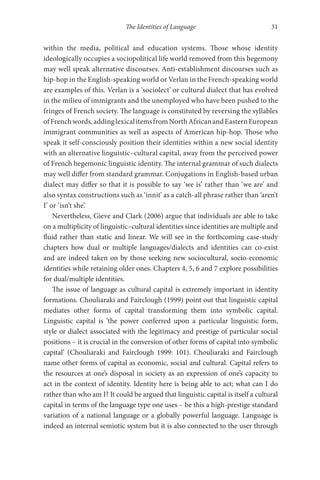 Language And Identity Discourse In The World David Evans | PDF