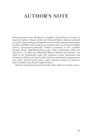 A Guide To Reading Herodotus Histories Sean Sheehan | PDF