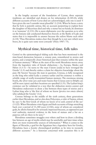 A Guide To Reading Herodotus Histories Sean Sheehan | PDF