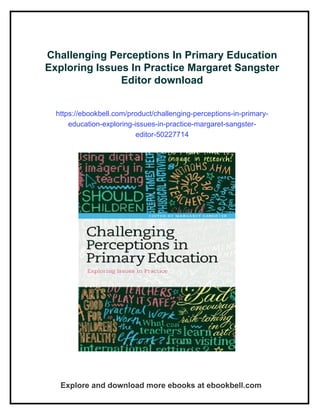 Challenging Perceptions In Primary Education Exploring Issues In ...