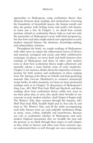 Shakespeare And Ecofeminist Theory Rebecca Laroche Jennifer Munroe | PDF
