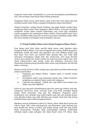 2511556 bahan-sastera-dalam-pengajaran-bm | PDF