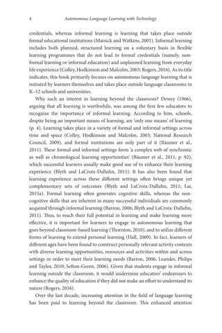 Autonomous Language Learning With Technology Beyond The Classroom Chun ...