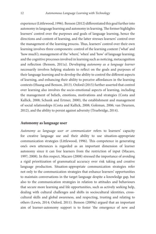 Autonomous Language Learning With Technology Beyond The Classroom Chun ...