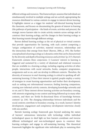 Autonomous Language Learning With Technology Beyond The Classroom Chun ...