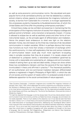 Critical Theory In The Twentyfirst Century Darrow Schecter | PDF