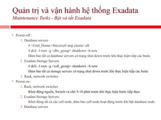 Comprehensive Oracle Exadata System Administration and Maintenance ...
