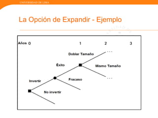 UNIVERSIDAD DE LIMA
La Opción de Expandir - Ejemplo
 