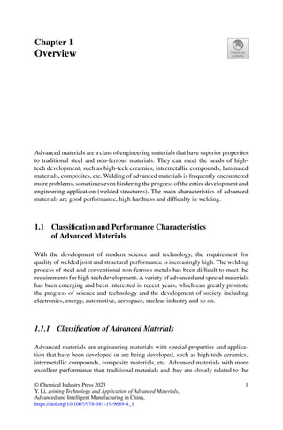 Joining Technology And Application Of Advanced Materials Yajiang Li | PDF