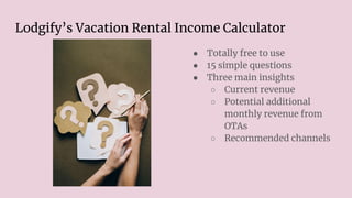 Airbnb Profit Calculator: what data & estimations do you get?