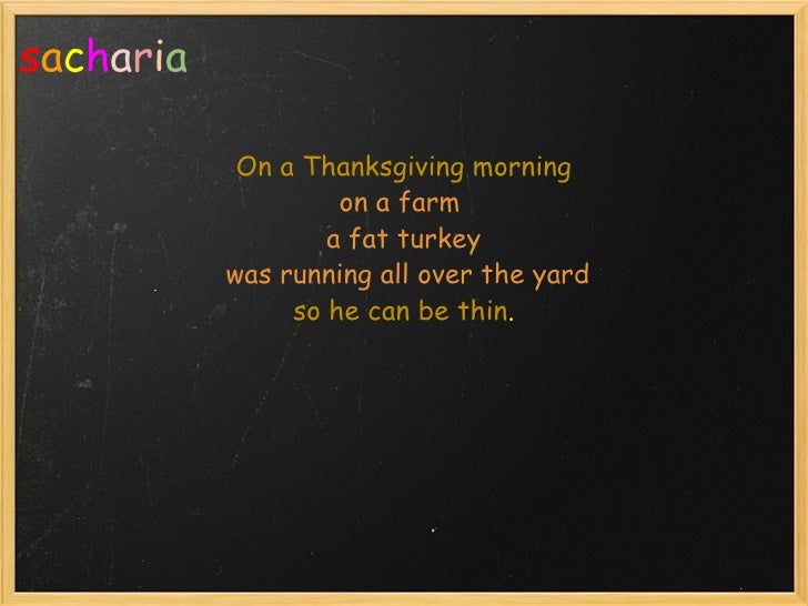 Room 10 S Thanksgiving Poems