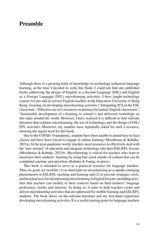 Using Technology To Design Eslefl Microlearning Activities Lucas Kohnke ...