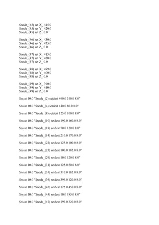 $node_(45) set X_ 445.0
$node_(45) set Y_ 420.0
$node_(45) set Z_ 0.0
$node_(46) set X_ 430.0
$node_(46) set Y_ 475.0
$node_(46) set Z_ 0.0
$node_(47) set X_ 415.0
$node_(47) set Y_ 420.0
$node_(47) set Z_ 0.0
$node_(48) set X_ 499.0
$node_(48) set Y_ 400.0
$node_(48) set Z_ 0.0
$node_(49) set X_ 390.0
$node_(49) set Y_ 410.0
$node_(49) set Z_ 0.0
$ns at 10.0 "$node_(2) setdest 490.0 310.0 8.0"
$ns at 10.0 "$node_(4) setdest 140.0 80.0 8.0"
$ns at 10.0 "$node_(8) setdest 125.0 100.0 8.0"
$ns at 10.0 "$node_(10) setdest 190.0 160.0 8.0"
$ns at 10.0 "$node_(18) setdest 70.0 120.0 8.0"
$ns at 10.0 "$node_(14) setdest 210.0 170.0 8.0"
$ns at 10.0 "$node_(22) setdest 125.0 100.0 8.0"
$ns at 10.0 "$node_(25) setdest 100.0 185.0 8.0"
$ns at 10.0 "$node_(29) setdest 10.0 120.0 8.0"
$ns at 10.0 "$node_(31) setdest 125.0 50.0 8.0"
$ns at 10.0 "$node_(35) setdest 310.0 185.0 8.0"
$ns at 10.0 "$node_(39) setdest 399.0 120.0 8.0"
$ns at 10.0 "$node_(42) setdest 125.0 450.0 8.0"
$ns at 10.0 "$node_(45) setdest 10.0 185.0 8.0"
$ns at 10.0 "$node_(47) setdest 199.0 320.0 8.0"
 