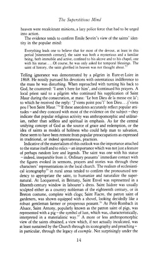 Judith Devlin The Superstitious Mind French Peasants And The Supernatural In The ...