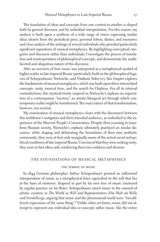 Nietzsches Orphans Music Metaphysics And The Twilight Of The Russian ...
