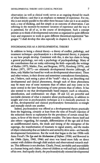 Developmental Theory And Clinical Process Fred Pine | PDF