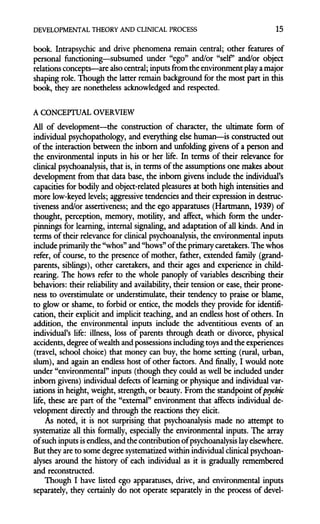 Developmental Theory And Clinical Process Fred Pine | PDF
