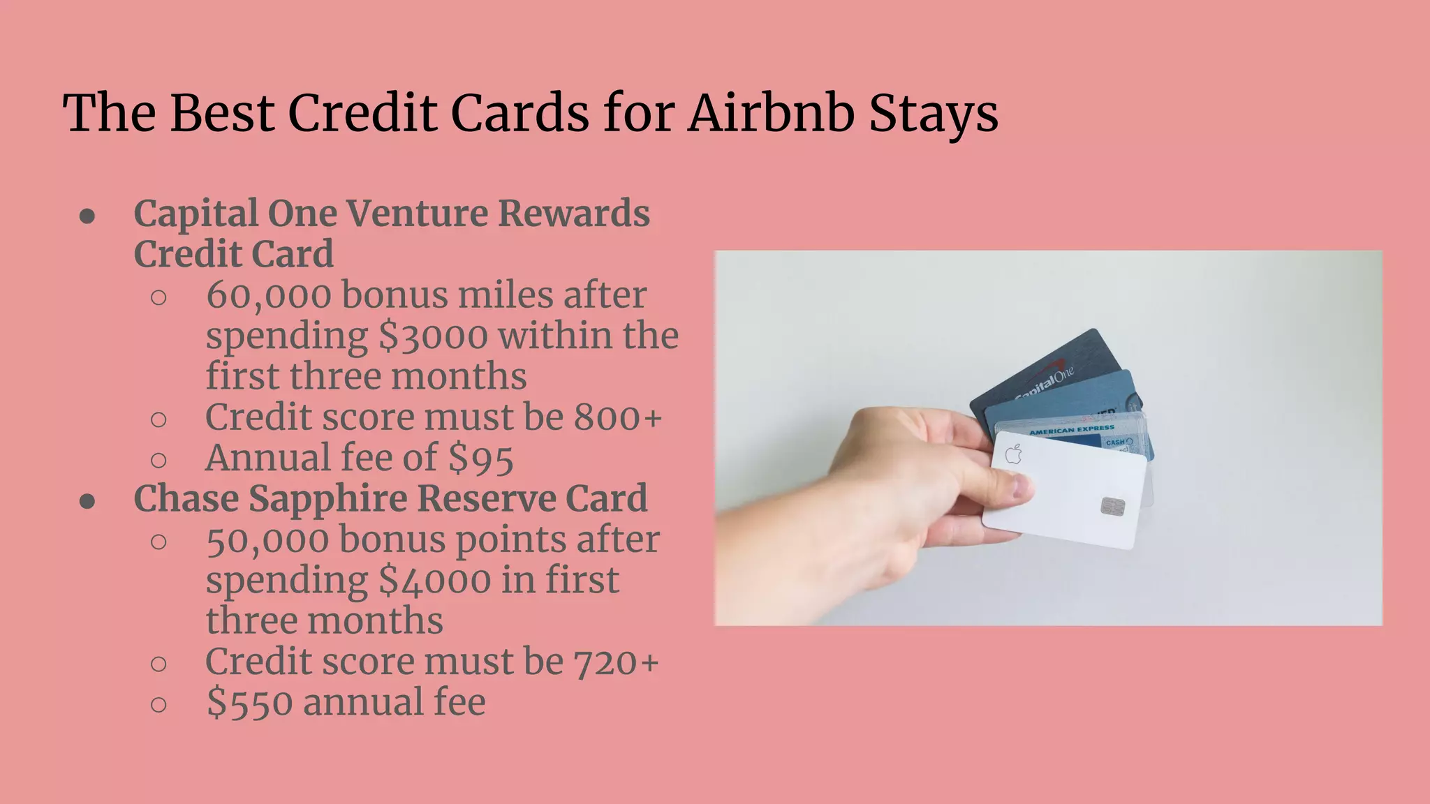 Best Credit Card for Airbnb PPT PPT