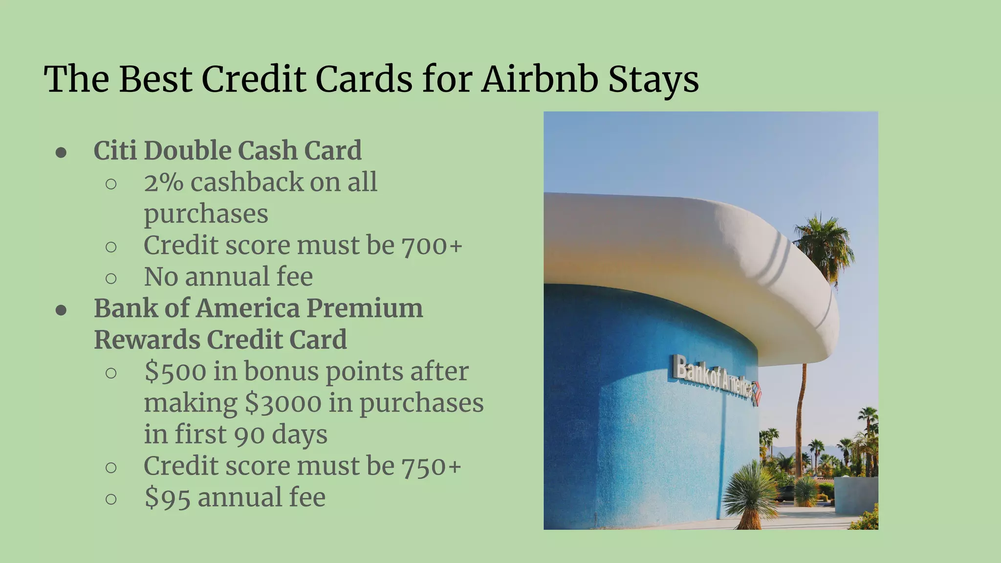 Best Credit Card for Airbnb PPT PPT