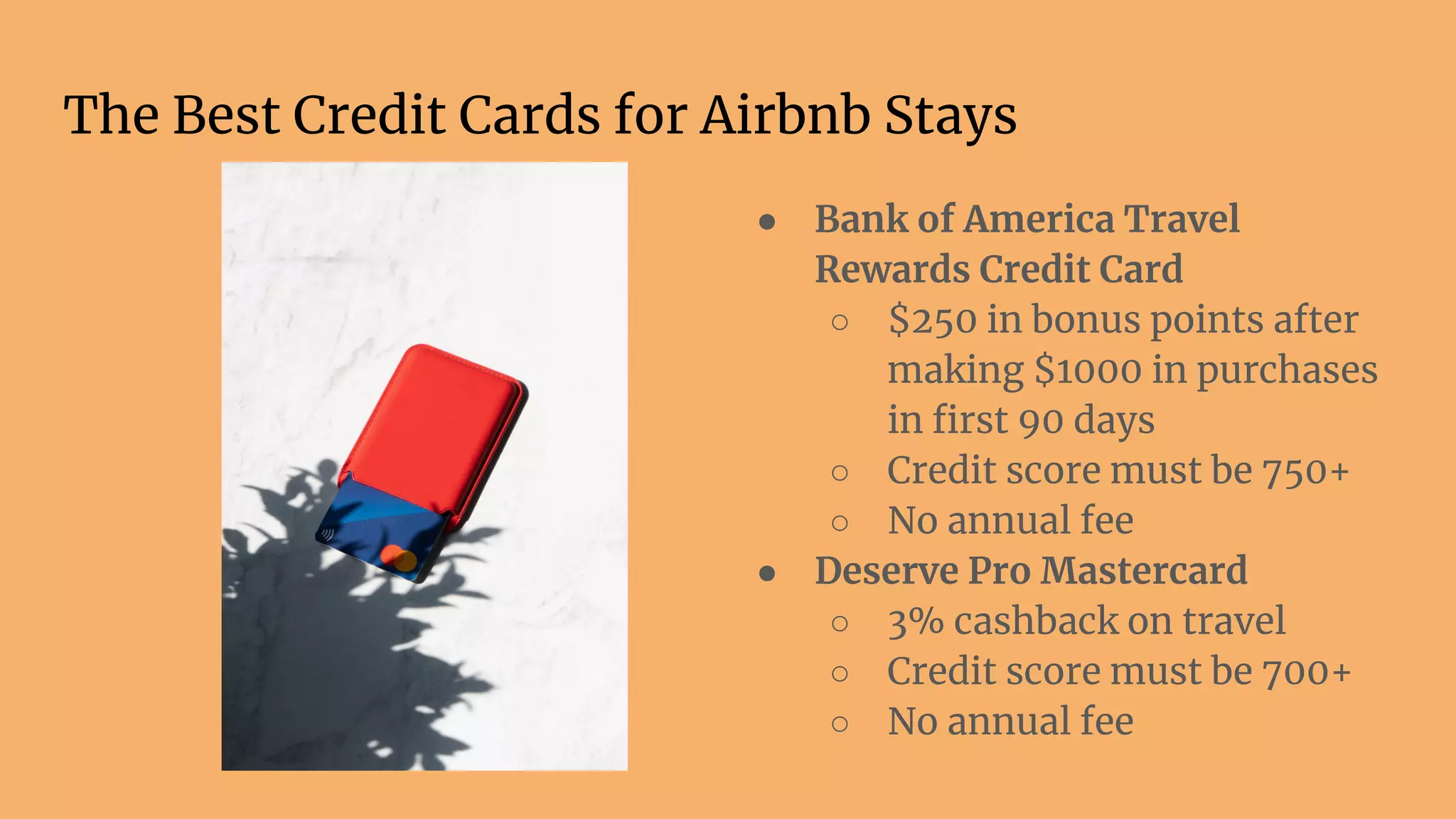 Best Credit Card for Airbnb PPT PPT