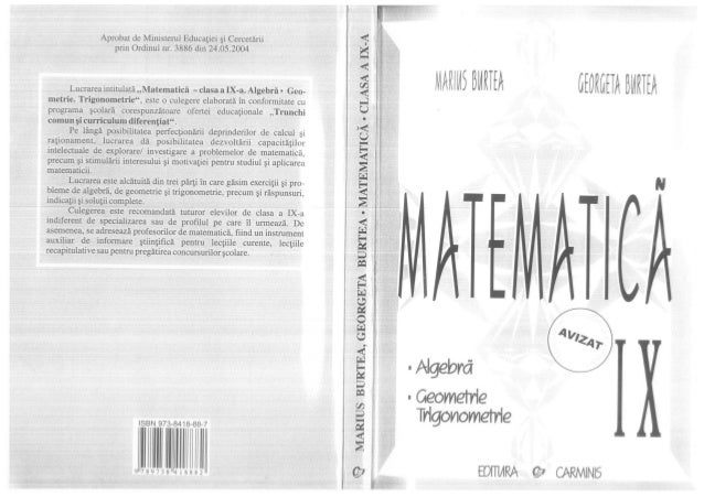 251802758 Manual Matematica Clasa A 9 A 4