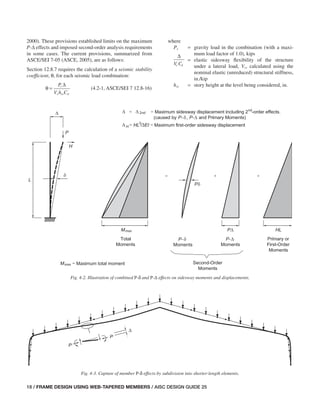 Design Guide 25 Frame Design Using Webtapered Members Aisc | PDF