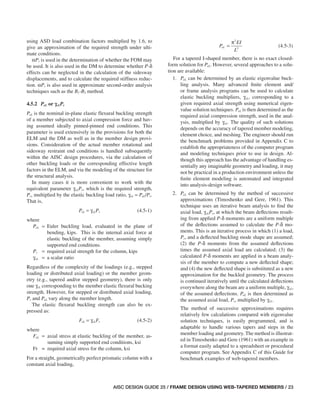 Design Guide 25 Frame Design Using Webtapered Members Aisc | PDF