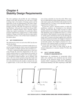 Stability Aisc Design Guide 25 Frame Design Using Webtapered Members Aisc | PDF