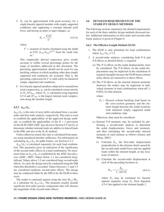 Design Guide 25 Frame Design Using Webtapered Members Aisc | PDF