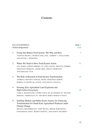 Transforming Food Systems Under Climate Change Through Innovation Bruce ...