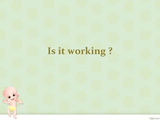 Is it working ?
 