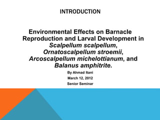 The_Life_and_Times_of_Barnacles[1] | PPTX