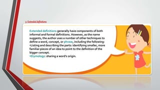 Definition | PPTX