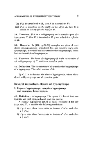 Applications Of Hyperstructure Theory P Corsini V Leoreanu | PDF